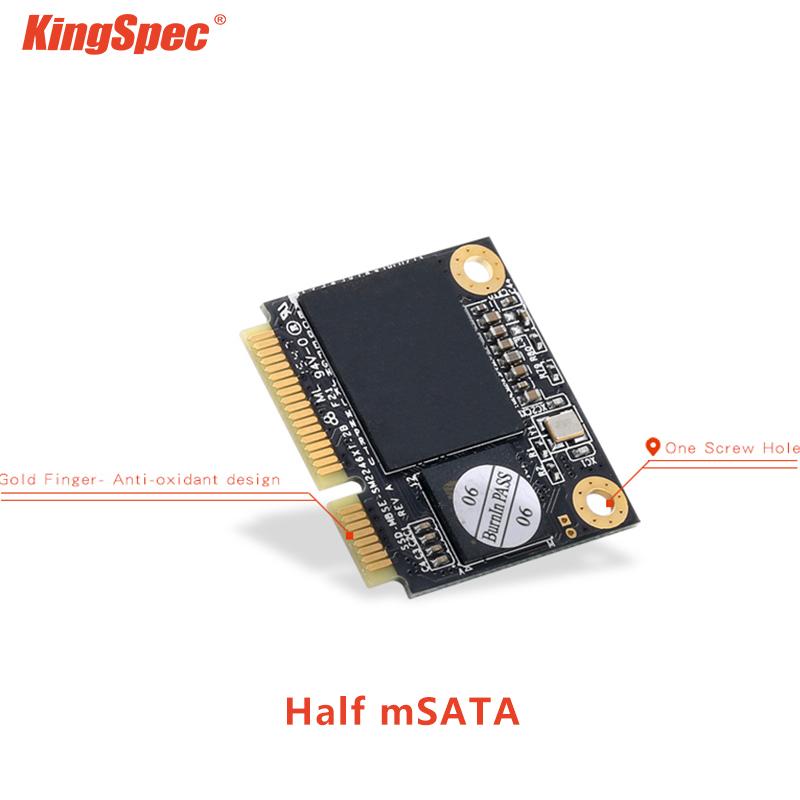 SSD KingSpec mSATA половинного размера SSD 120 ГБ 240 ГБ 1 ТБ HDD SATA 3,0 III для планшетных ПК и ноутбуков жесткий диск mSATA ssd половинного размера
