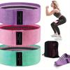 Fabric Resistance Hip Booty Bands Glute Thigh Elastic Workout Bands Squat Circle Stretch Fitness Strips Loops Yoga Gym Equipment