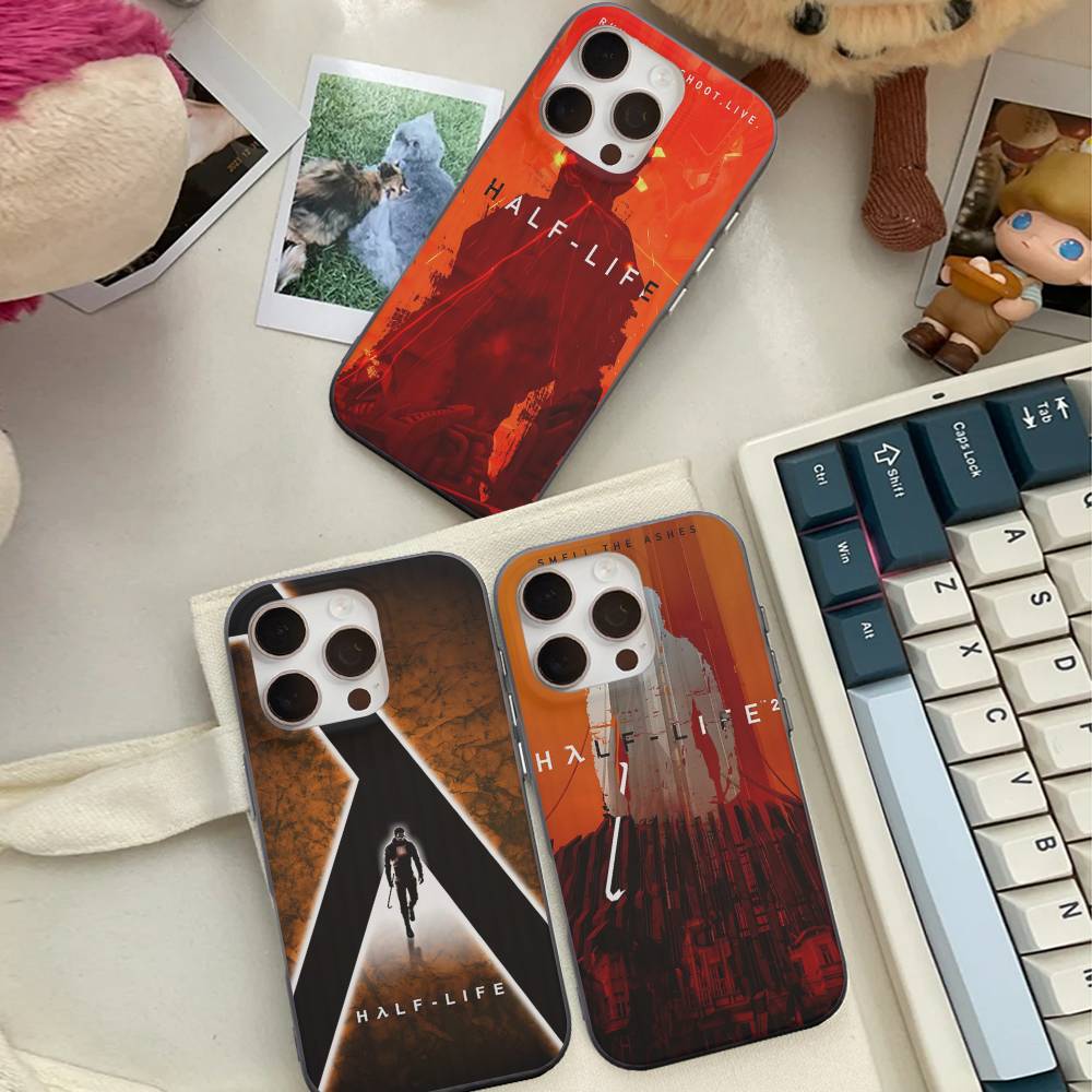 Чехол для телефона Half Life Для iPhone 17 16 15 14 Plus 11 12 13 Pro Max Ударопрочная Защита Мягкая Задняя Крышка