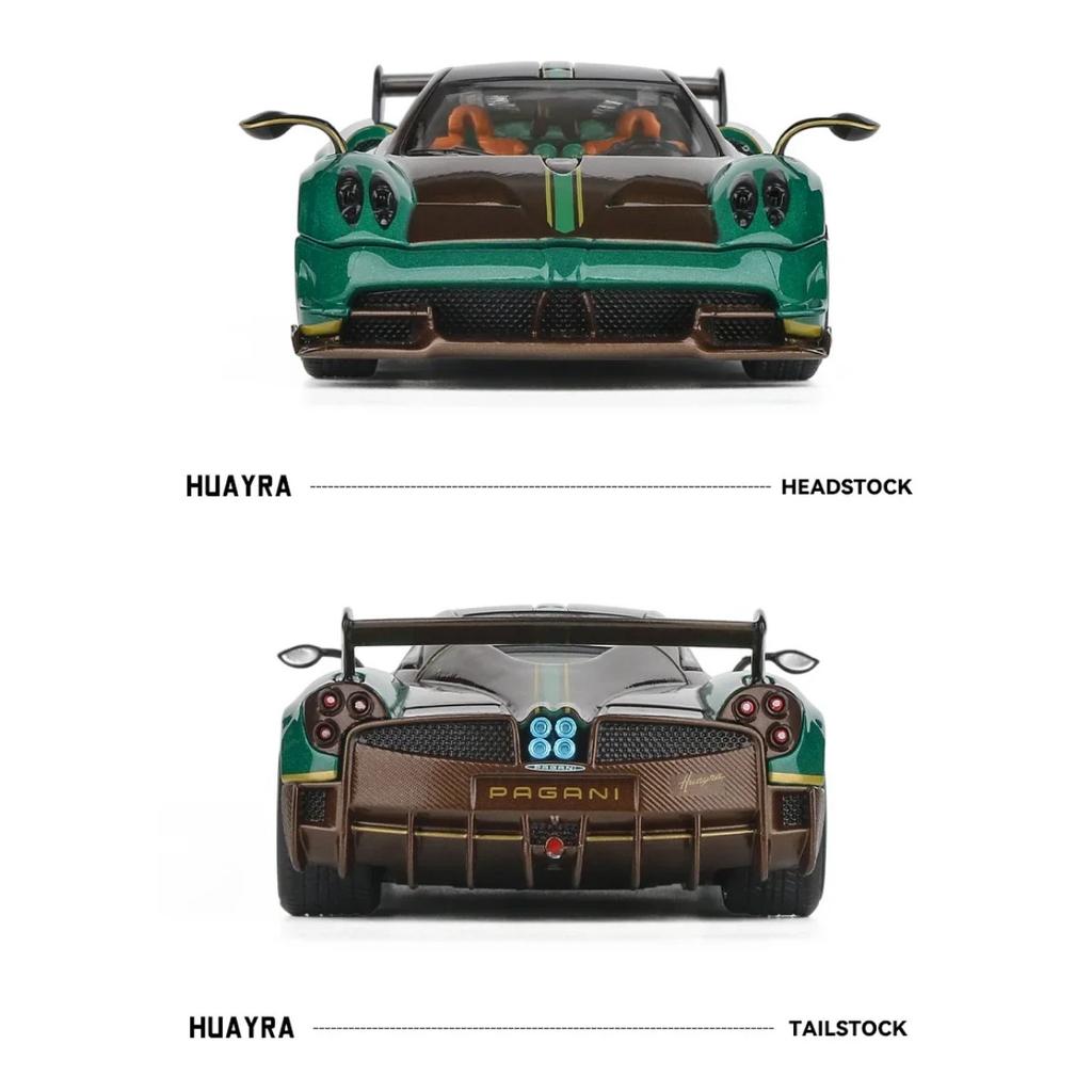 1/32 Pagani Huayra Supercar Alloy Model Car Toy Diecasts Metal Casting Sound and Light Car Toys for Children Vehicle