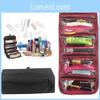 Roll N Go Cosmetic Bag Black/red Non-woven Fabric Travel Buddy For Cosmetics And Toiletries