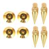 4Pcs M6 36mm Gold Plated Copper Isolation Spike Base Pad for Speaker Amplifier