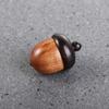 1Pc Mini Pill Case Solid Wood Bottle Holder Sandalwood Rescue Container Storage Box Pill Case Container Pill Box Key Chain