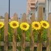 1шт домашний сад забор украшения поддельные цветок яркий большой искусственный подсолнух