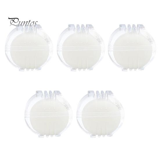 5 шт. воска для ниток с коробкой, водорастворимый воск, смазка для шитья, воск для вышивки мулине для предотвращения запутывания ниток при вышивке крестиком