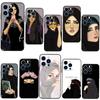 Islamic Muslim Hijabi Girls Coque For iPhone XR XS Max X 12 13 Mini 6S 7 8 Plus SE 2020 11 12 13 Pro Max Phone Case