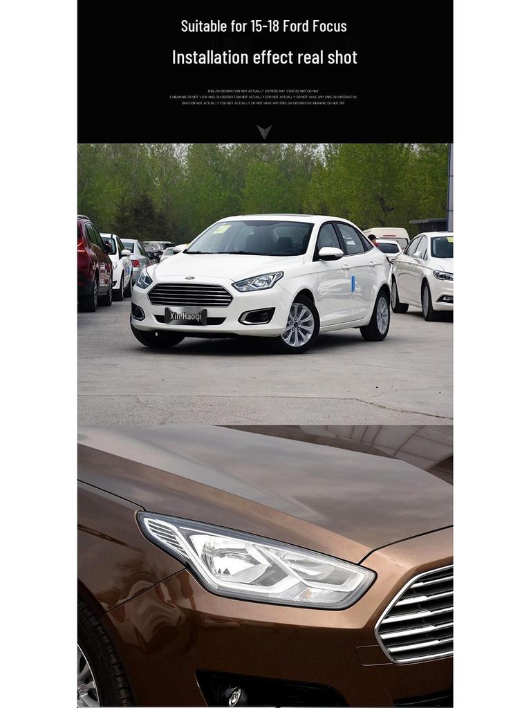 15-18 Ford Escort Headlight Lens Cover