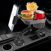 Car Dining Tray with Cup Holder Mobile Phone Holder Convenient Space-Saving Car Meal Tray