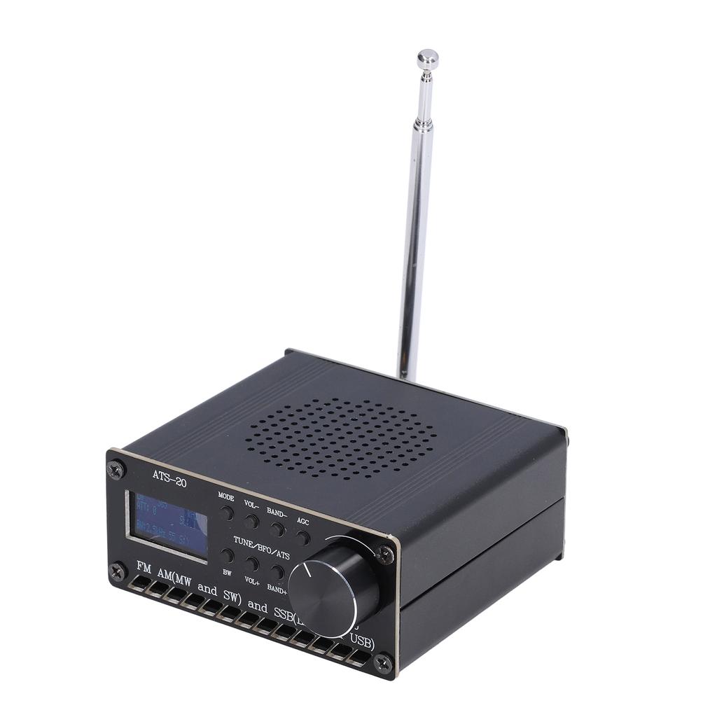 Радио полнодиапазонный приемник DSP FM AM SSB Si4732 портативный перезаряжаемый с антенной