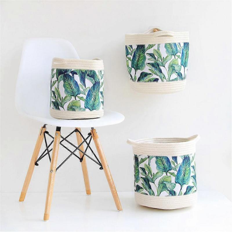 Cotton Thread Storage Basket for Home Use Multi-Function Woven Basket