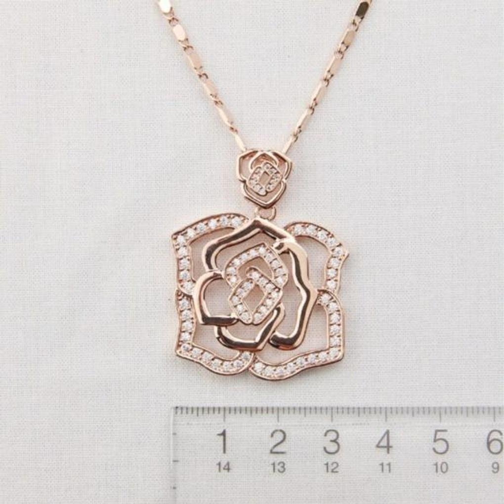 Atria Pink Rose Lovely Necklace JTONEFR0029