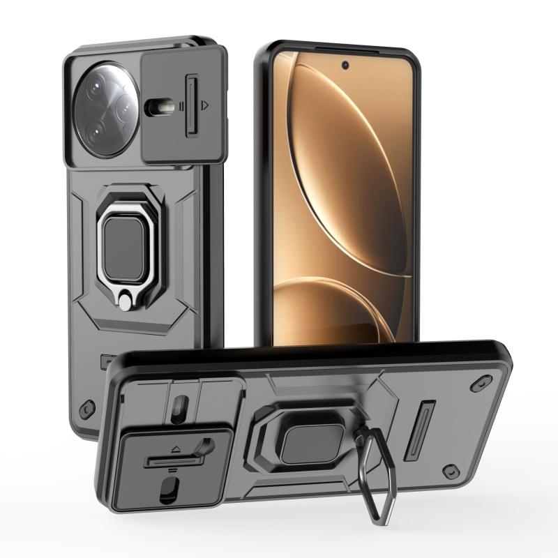 Для Poco F7 Ultra Чехол Poco F7 Ultra Capas Новый защитный противоударный бампер для объектива с кольцом-держателем Fundas Xiaomi Poco F7 Ultra