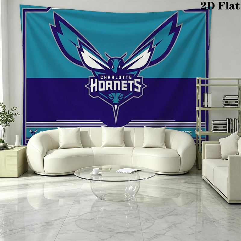 Hornets Wall Tapestry Aesthetic Wall Hanging Printed Fabric Blanket Decorative Tapestries for Bedroom Living Room Home Decor