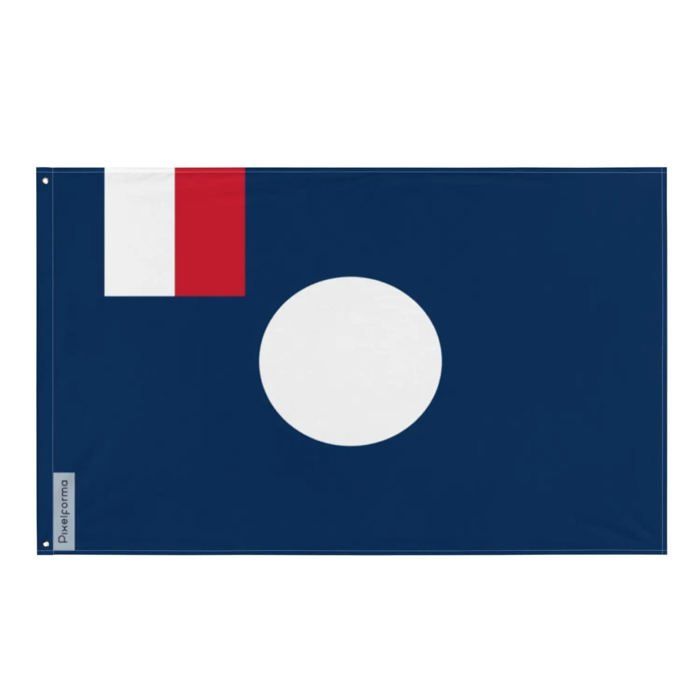 Drapeau - État De Damas - 192 X 288 Cm - Polyester - Impression Recto/verso - Œillets En Fer