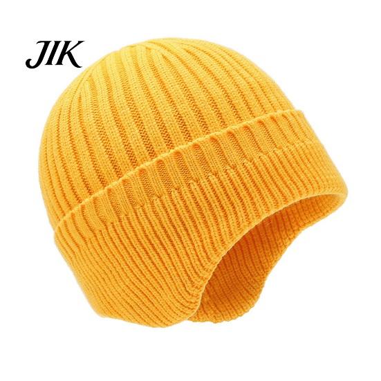 Stretchy Comfortable Fit Hat Winter Knitted with Ear Flaps for Men, Soft Fleece Lined Hat, Outdoor Hiking And Travel Cap Thermal Cap, Cold Weather