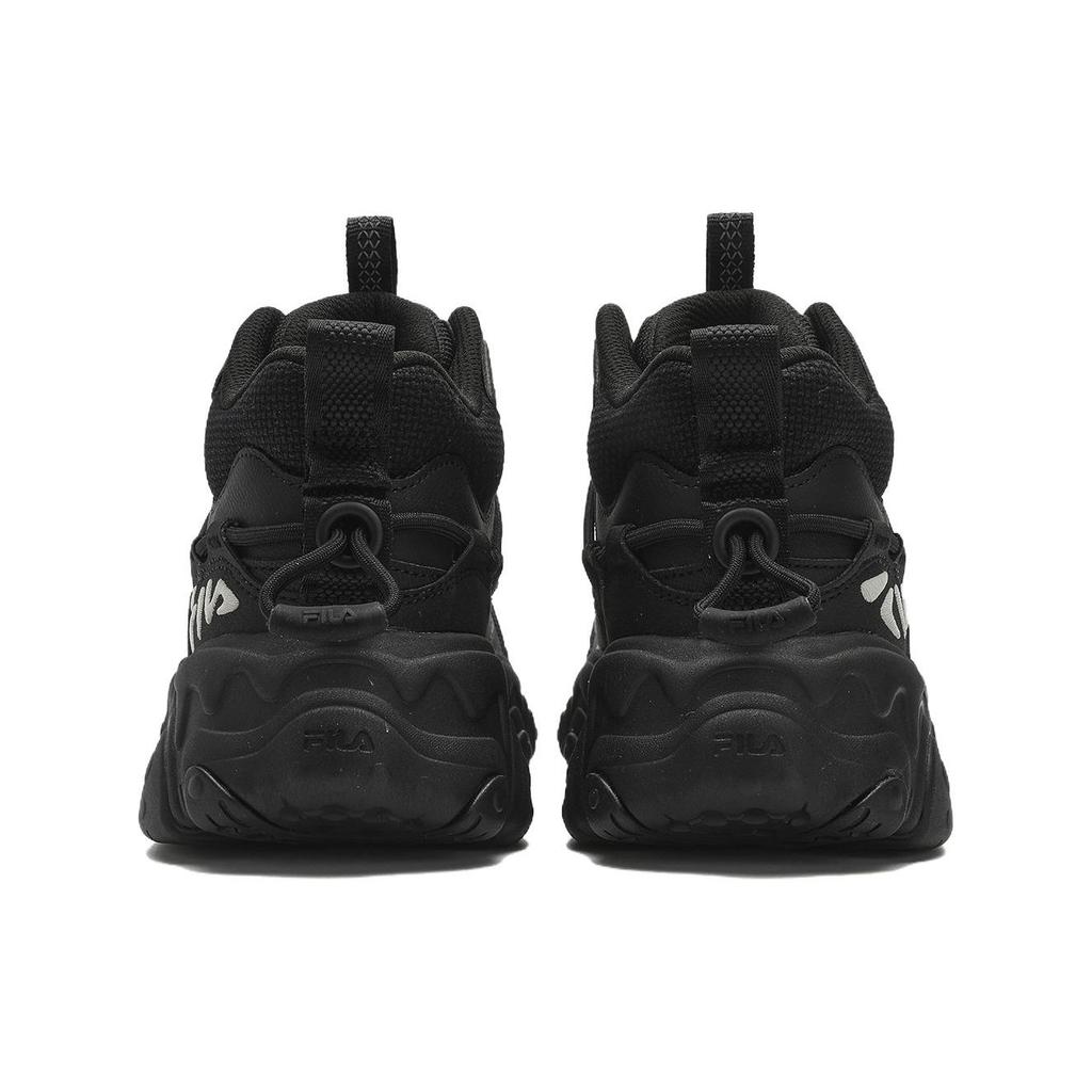 Fila Fluid 5 Кошачья лапка 5.0 Ткань Синтетическая кожа Модные Универсальные Амортизирующие Износостойкие Низкие Повседневные Кроссовки F12W412116FBK