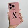 Чехол для телефона Realme C63 C61 Милые буквы Задняя крышка Для Oppo Realme C 61 C 63 Мягкий жидкий силикон Защита камеры Fundas