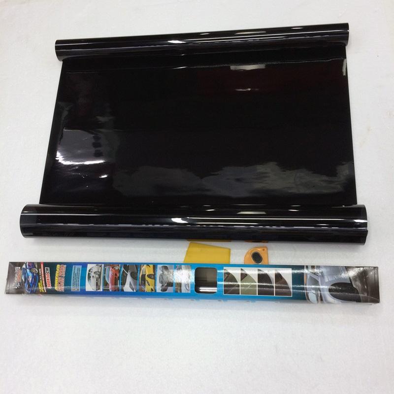 Рулонная тонировочная пленка для окон 50 см х 3 м 5% VLT черная, реклама для автомобиля, дома