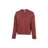 Solid Color Crew Neck Sweatshirt Women Tops Dark-Red DM6976-231
