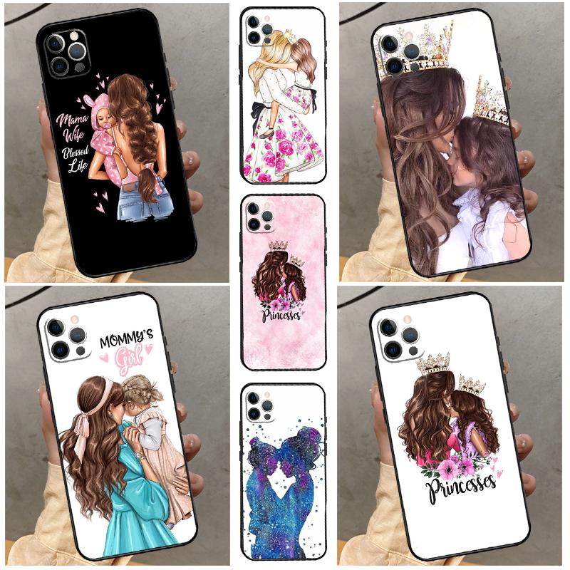 Beautiful Mother Daughter Son Case For Oppo A74 A94 A54 A80 A60 A40 A18 A38 A58 A78 A98 A96 A76 A16 A15 A17 A57 A77 A5 Pro