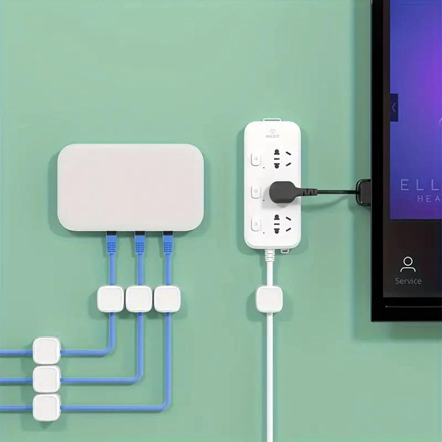 3/6 шт. магнитные зажимы для кабеля, гладкий регулируемый держатель шнура под столом, держатель для кабеля, держатель для проводов, держатель для органайзера для кабеля