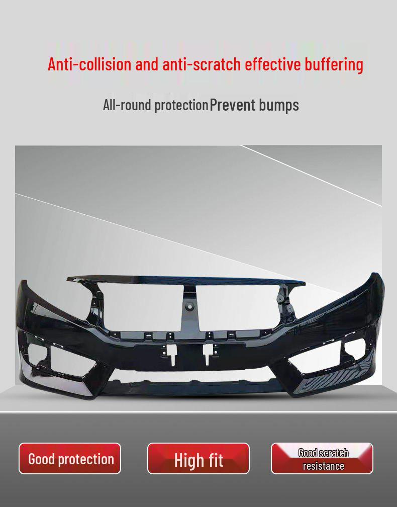 Совместим с передним и задним бамперами Honda Civic 2016-2018 годов выпуска.