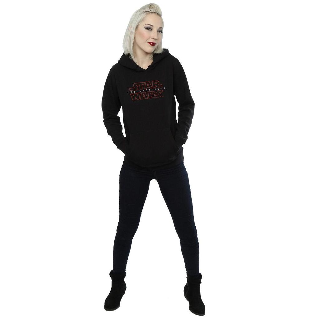Star Wars Womens/Ladies The Last Jedi Logo Hoodie