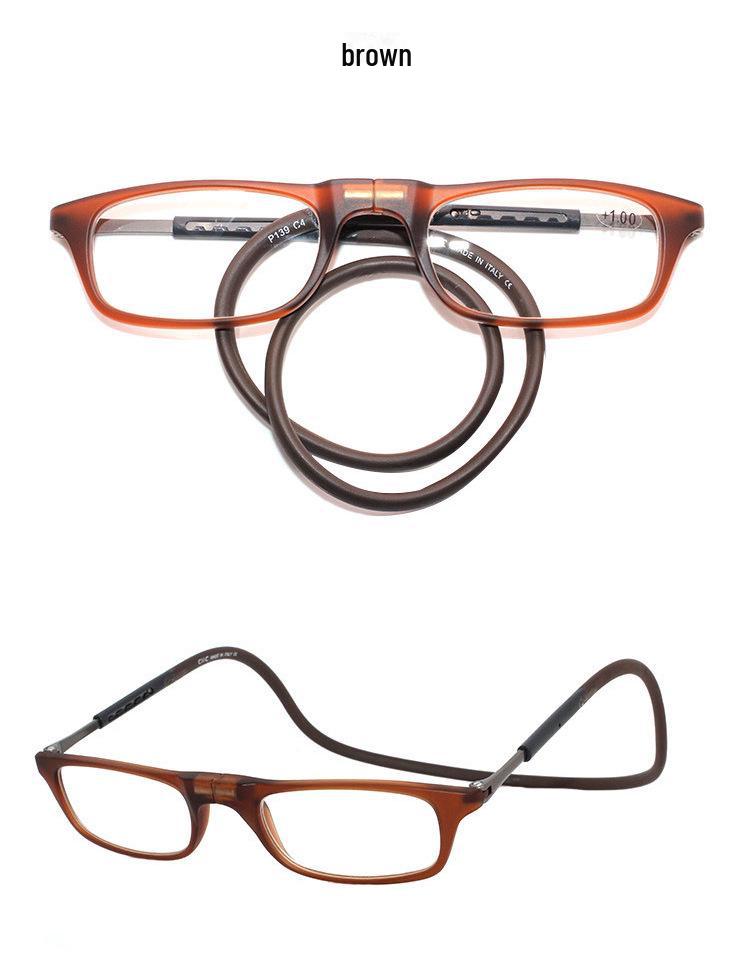 Free Shipping TR90 Magnetic Reading Glasses – Lightweight, Neck-Hanging, Anti-Blue Light, Unisex, Comfortable