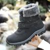 2025 Winter Shoes Women Snow Boots Thick Sole Warm Plush Flat Non-slip Waterproof Brand Ladies Ankle Boots Plus Size 42