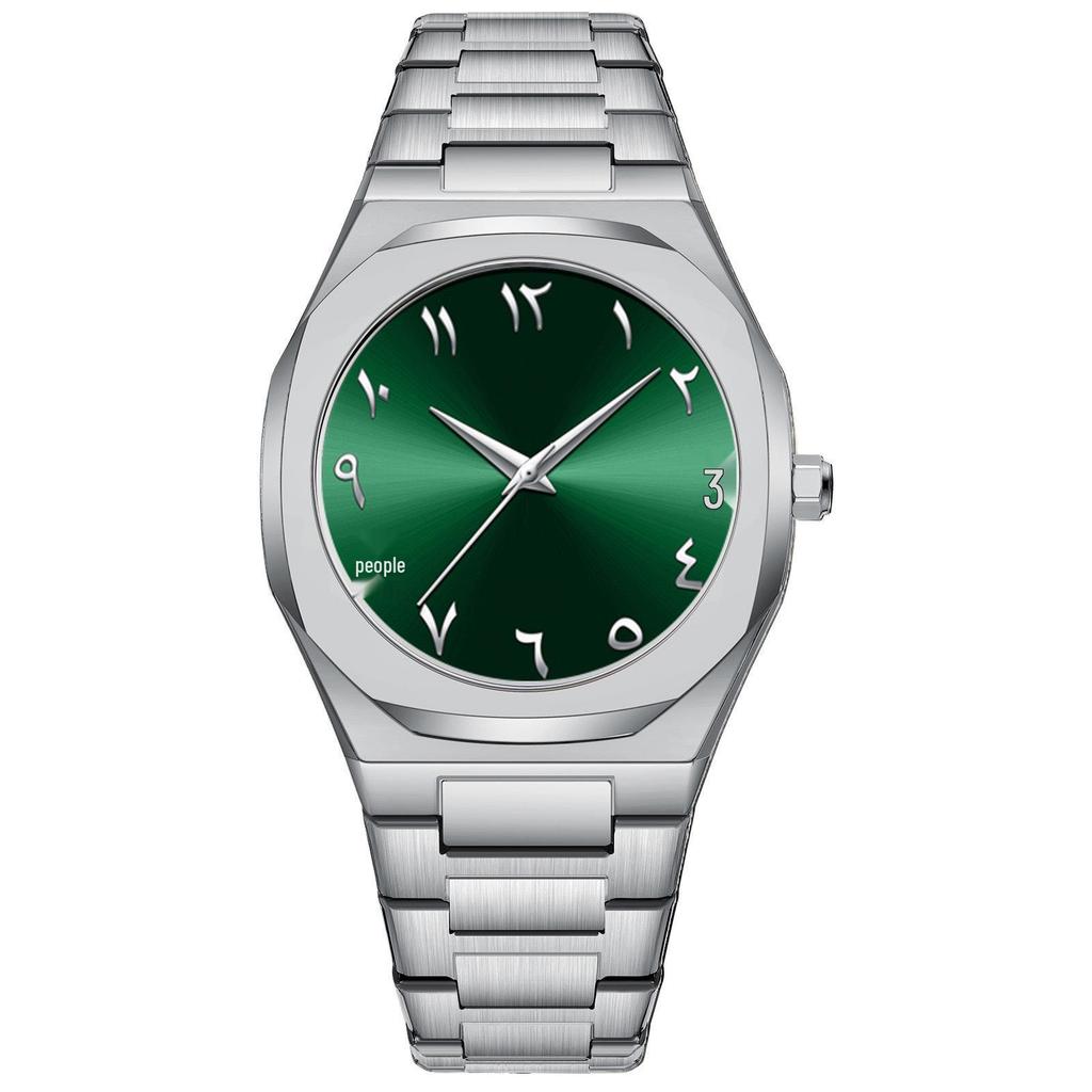 Мужские кварцевые часы высокого класса с арабскими цифрами – Элегантный деловой дизайн