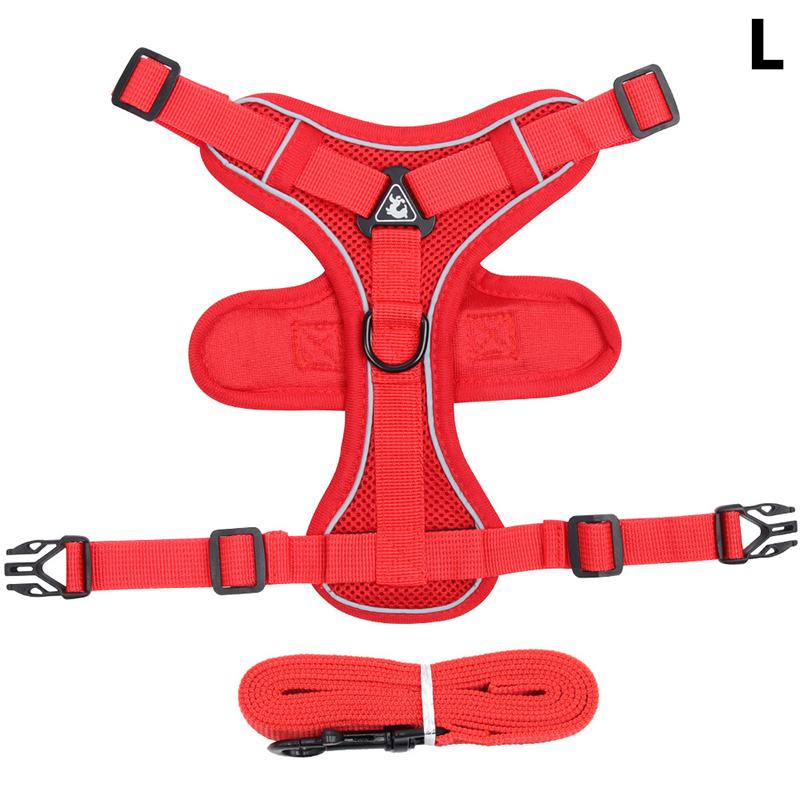 1 комплект поводков для кошек, набор с защитой от побега, дышащий, светоотражающий, регулируемый, для котят и щенков, нагрудный ремень, тяговый трос, товары для животных
