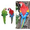 2-Pa Decortaive Garden Animal Ornaments Parrot for Outdoor Indoor