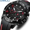 CRRJU-2295 Men's Six-pin Sports Watch Men's Skin Strap Watch Men's