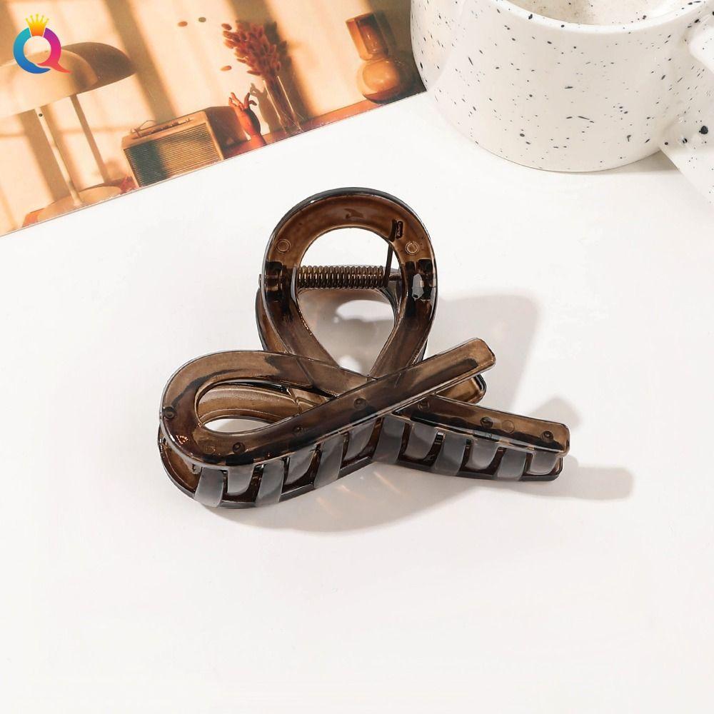 Large Ponytail Hair Clamps Vintage Hairpin Hair Accessories High-Quality Bow Tie Hair Claw Clips