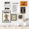 Dark Halloween Ice Cream Ghost Pumpkin Autumn Wall Art Canvas Painting Quotes Posters And Prints Wall Pictures Kids Room Decor