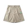 Pure Color Casual Loose Five-Point Shorts Men Bottoms Khaki 172228502-1