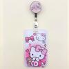 Name Badge, Transportation Employee ID, Bus Reel Holder, Character Card Case, Hello Kitty, 1 Piece, a Popular Character In Korea