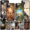 Case For Iphone 11 13 12 Mini 14 Pro Max Xr 7 8 Se 2020 Xs 6 6s Plus 5s Black Tpu Phone Cover Palace Versailles Creation Adam
