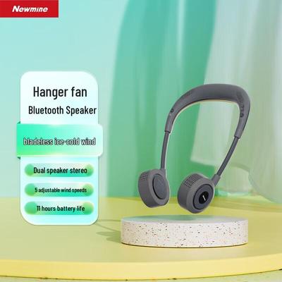 Навесной Bluetooth-динамик с вентилятором Newsmy PBS002, штекер CN (адаптер в комплекте)