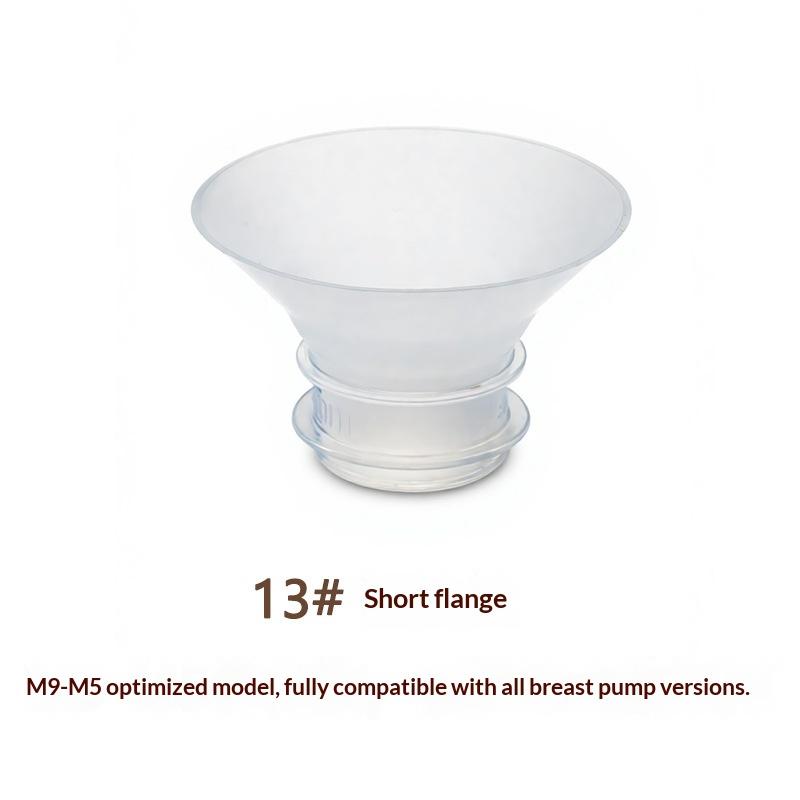 Multiple Size Silicone Flange Adapter for Breast Pumps 13/15/17/19/21mm User-Friendly for New Moms