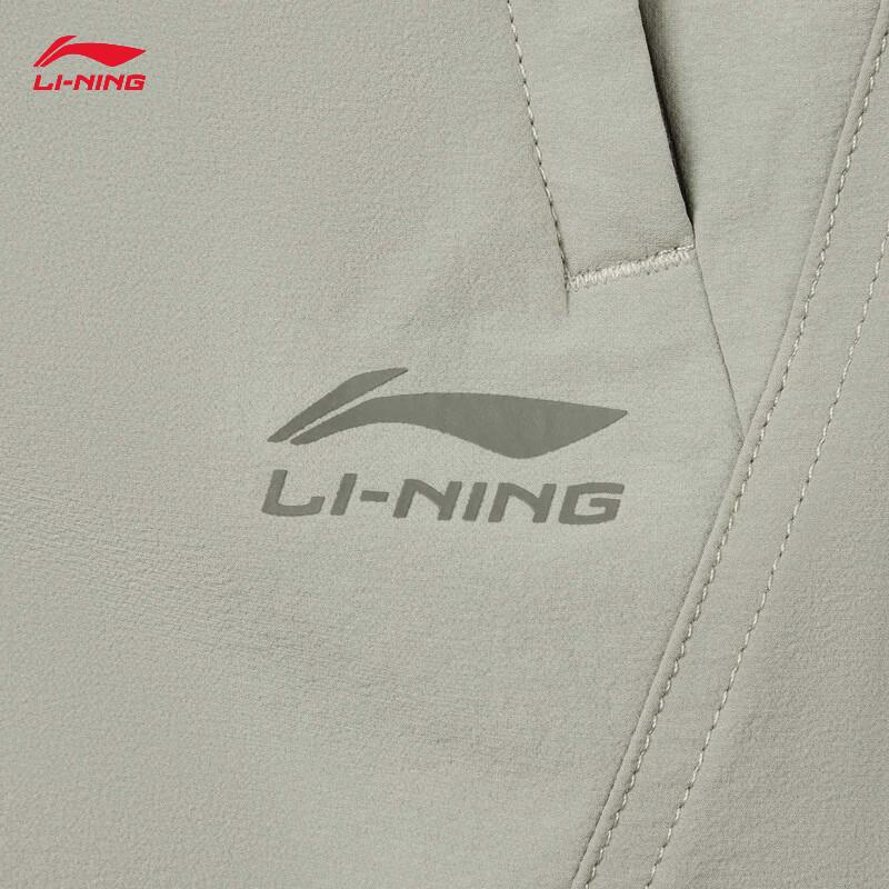 Li-Ning Мужские спортивные шорты с отражающими элементами, быстросохнущие, с защитой от УФ-излучения