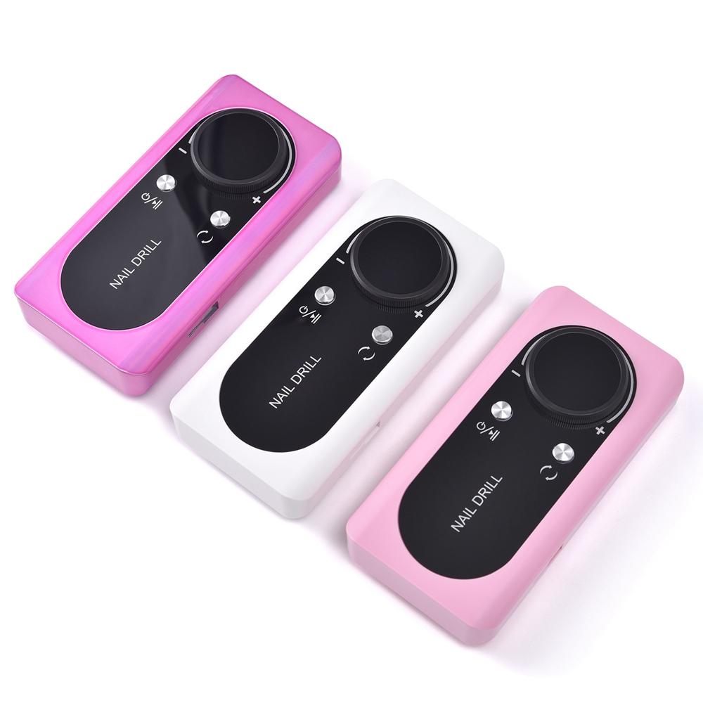 Профессиональная электрическая портативная дрель для ногтей 45000 об/мин, перезаряжаемая, малошумная, шлифовальная пилка для ногтей, инструмент для маникюрного салона