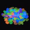 50Pcs/bag Fish Tank Landscaping Luminous Stone, Aquarium Resin Super Bright Artificial Luminous Stone, Pebble Wholesale, Fluorescent Stone