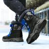 Children Warm Snow Boots Kids Winter Cotton Shoes Non-slip Snow Outdoor Warm Plush Boots High Top Warm Furry Footwear Waterproof Warm Sneakers