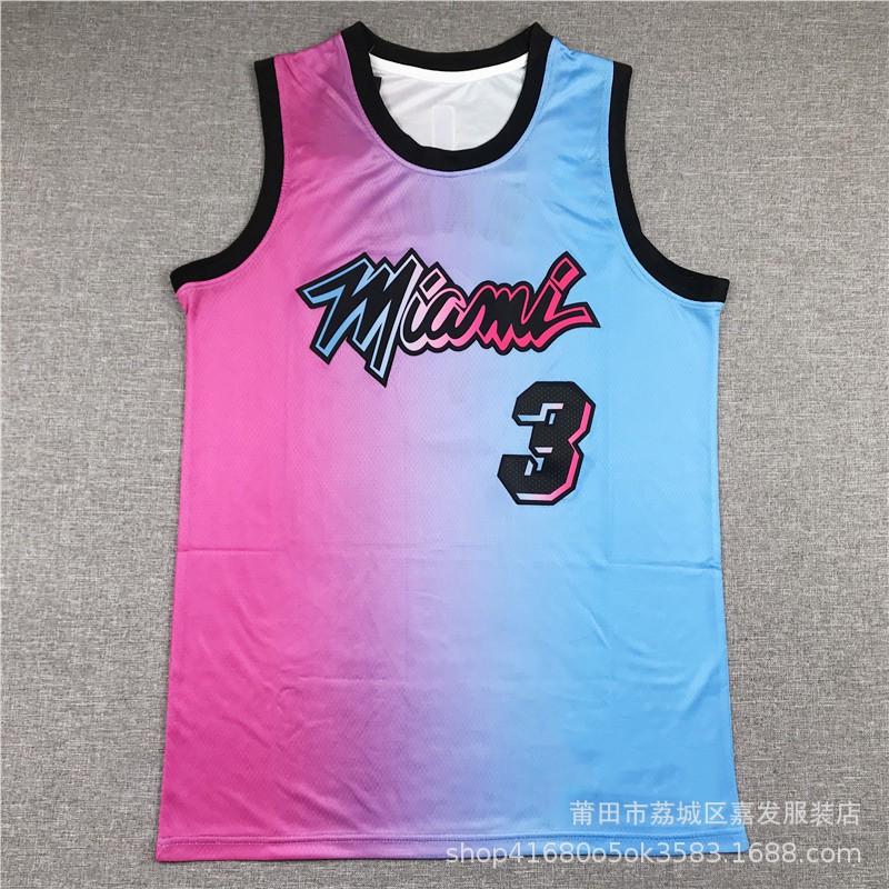Miami Heat Basketball Jersey Men Women Cotton Team Uniform Shirt With Herro Butler Ado Wade Numbers