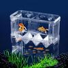 Double-Deck Aquarium Hatching Incubator Box Acrylic Fish Breeder Box  Fish Injured