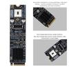 PCIe NVME M.2 Solid Disk Expansion Card Fast Speed Data  Transfer Type E 4Pin Power Support Adapter