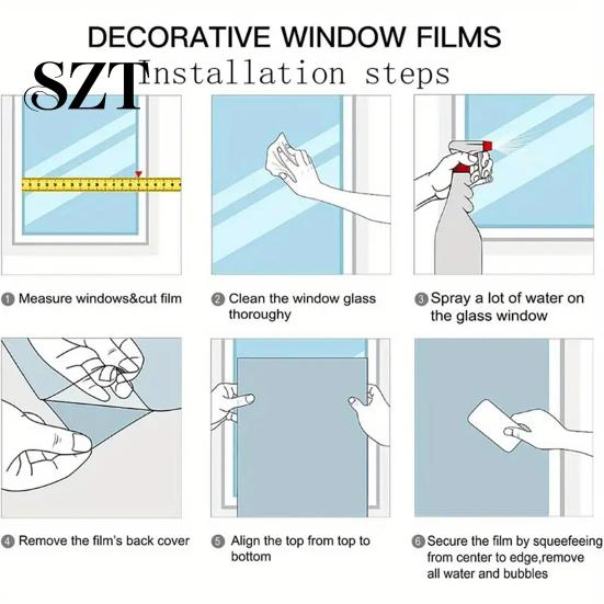 Retro Colored Glass Sticker Static Cling Window Film, Full Blackout, Colorful Geometric Privacy UV Easy Install Blocking, Reusable Heat Insulation for