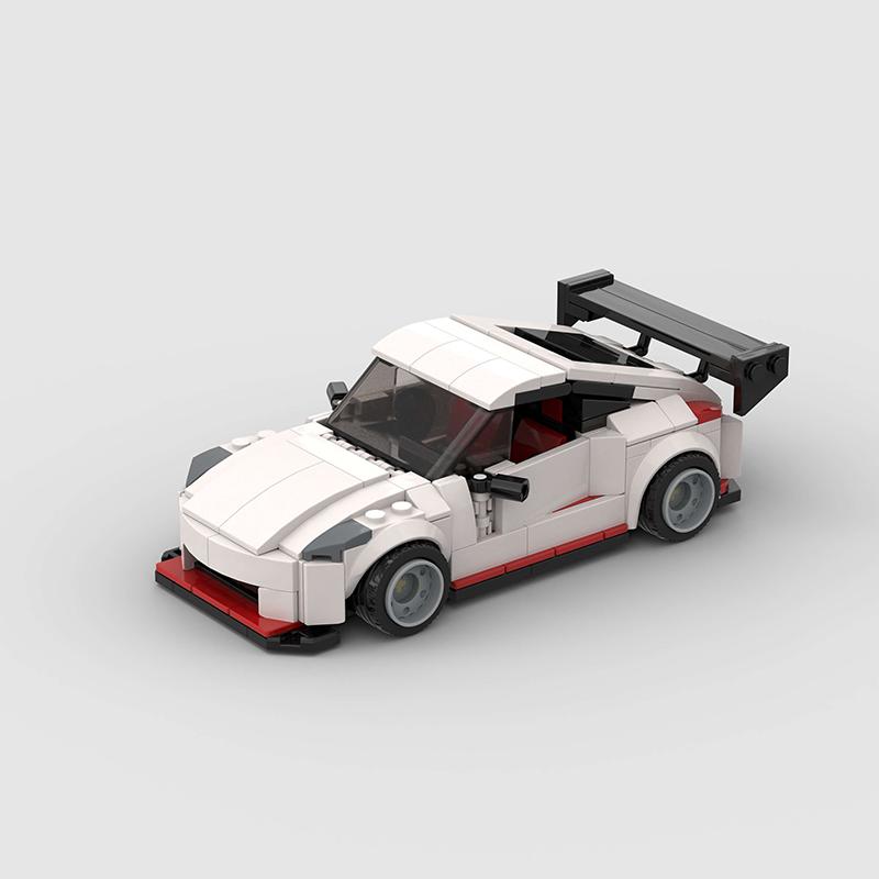 350Z MOC Скоростной Автомобиль Супер Гоночный Автомобиль Техническая Модель Строительный Блок Гонки Ралли Спорт Кирпич Ребенок Игрушка Рождественский Подарок Город