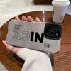 Креативные английские буквы для Apple 14 флип меховой чехол для телефона iPhone13promax простой 12xr